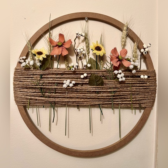 Handcrafted Custom Wreaths, Indoor/Outdoor Home Decor, Boho/Mid Century Style - Picture 1 of 4